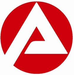 Logo der Arbeitsagentur; ein stilisiertes A in weiss, auf einem roten Kreis